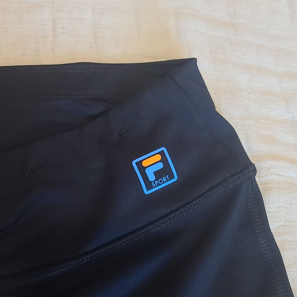 Fila Navy Blue Sport Leggings with Mesh Detailing - Picture 4 of 9